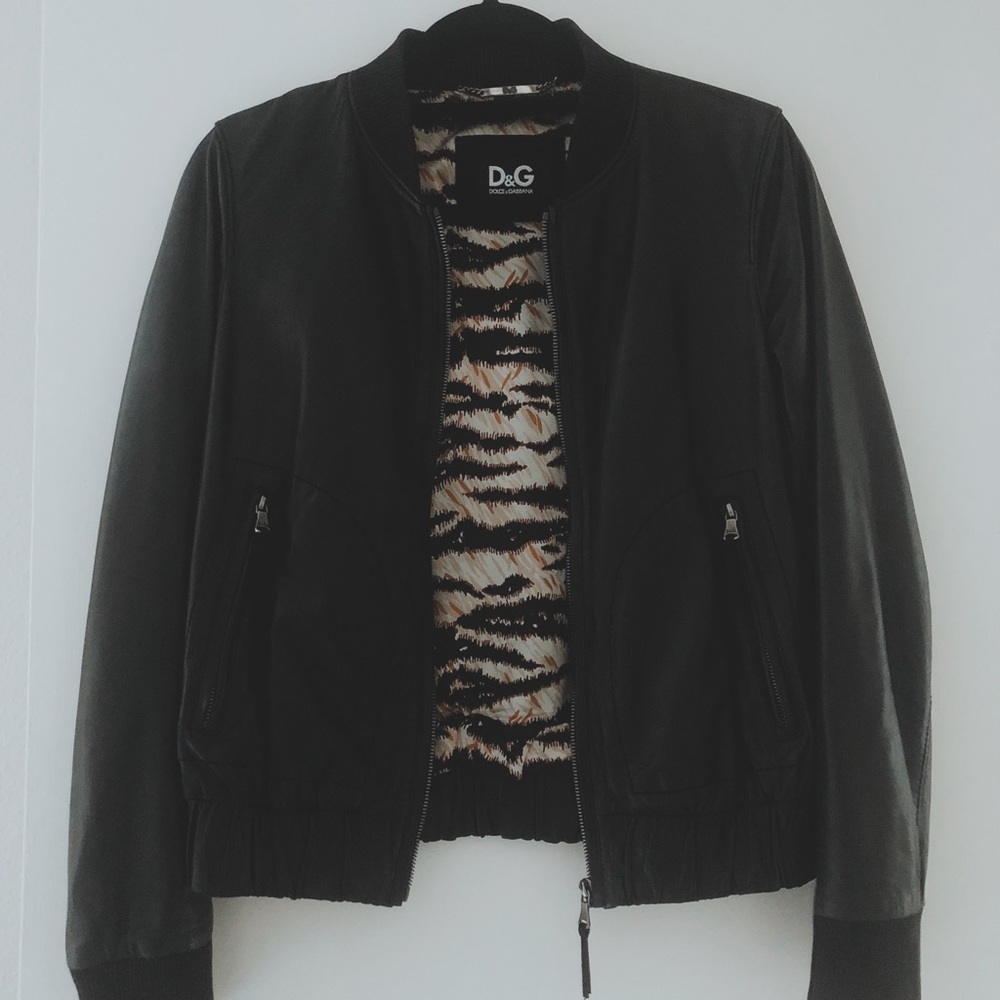 D&G Leather Jacket